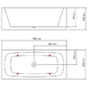 bathtub measurements